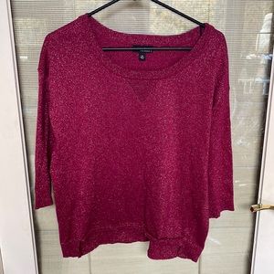 A New Approach a.n.a Size Petite Medium Pink Sparkly Sweater